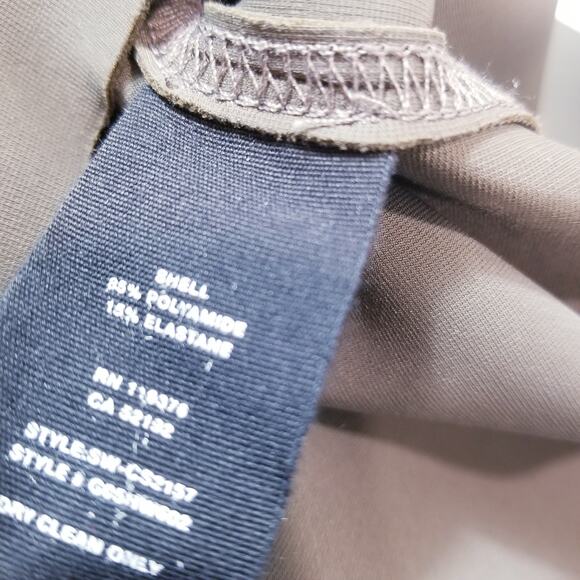 Helmut Lang Scuba Olive Green Sheath Dress - Picture 9 of 11